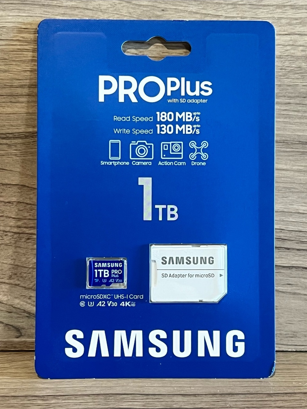 Samsung - Pro Plus 1 TB microSDXC UHS-1 Memory Card